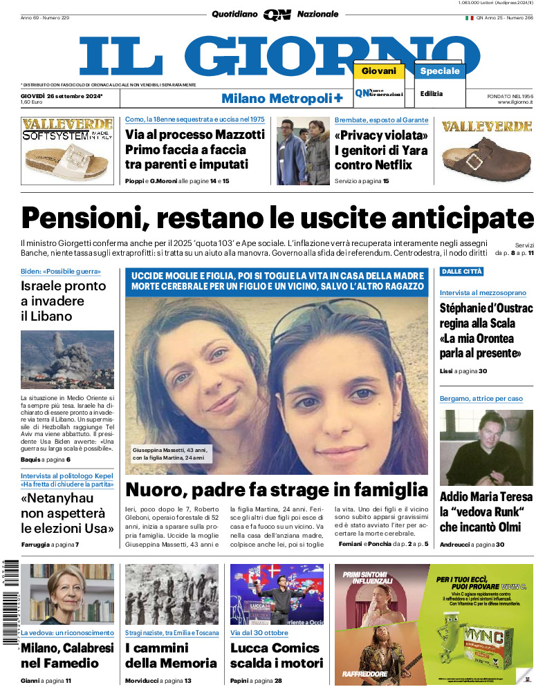 Prima-pagina-il giorno-edizione-di-oggi-20240926